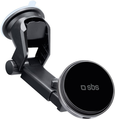 Mbajtëse telefoni për makinë SBS Telescopic, karikim wireless, MagSafe, e zezë