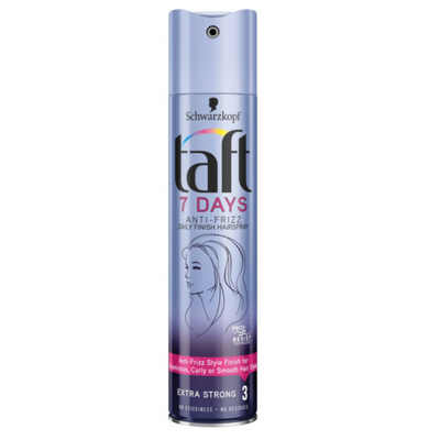 Sprej  për fiksim flokësh Taft Mega Strong 3, 250 ml