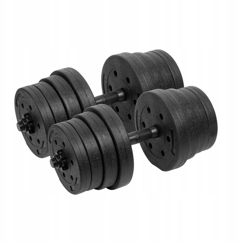 Set hantelash REBEL ACTIVE Bitumen, 2x15kg, i zi