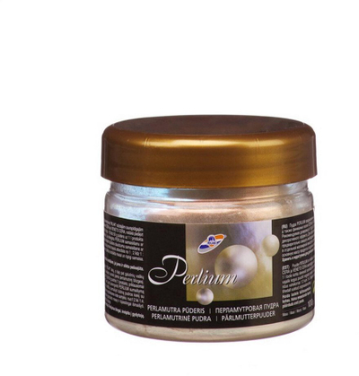 Pluhur boje dekorative Rilak Perlium Gold, 0.1L, ari metalik
