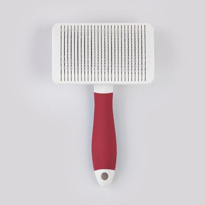 Самочистечка четка за кучиња и мачки Over Zoo OVER Self-Cleaning Brush 360 S, големина S, сива