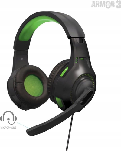 Kufje gaming SoundTac Universal, 3.5mm, me mikrofon, të zeza