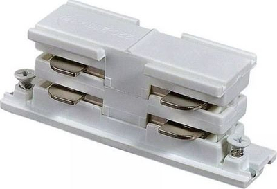 Lidhës shinë ndriçimi 3Line Mini Simple, trefazor, për montim në shinë, i bardhë