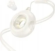 Kufje wireless Hoco EW71 TWS, Bluetooth 5.4, me etui karikues, të bardha
