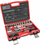Set çelsash goditës Hillen&amp;Mohr 17K072A, 72 pjesë, 1/2\" 1/4\", në valixhe plastike