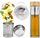 Термос стаклен Kamille KM-9020, 450 ml, со филтер за чај, проѕирен