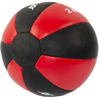 Top peshe Enero Fit, 2 kg, lëkurë sintetike, kuqe e zezë