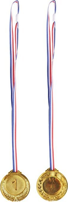 Medalje Gold Medal First Place, aliazh zinku, 6.5 cm, e artë