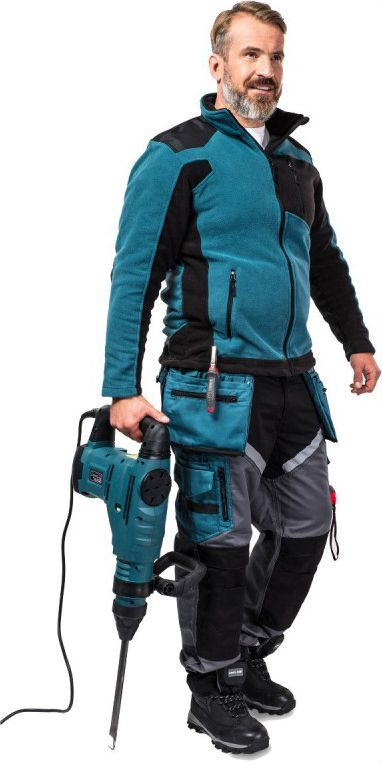 Xhaketë Lahti Pro Fleece, ngjyrë bruz me të zezë, masa XXL