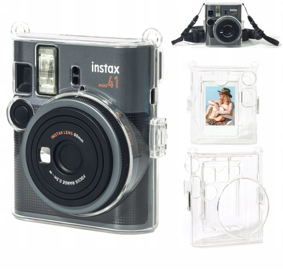 Kuti mbrojtëse Fujifilm Instax Mini 41, polikarbonat, transparente