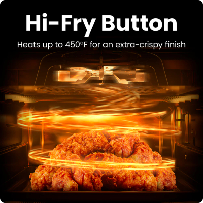 Fritezë Chefman TurboFry Touch Digital, 3.8L, e zezë