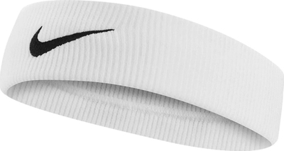 Shirit koke Nike Elite Headband 92800430435, material Dri FIT, i bardhë