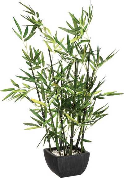 Bimë artificiale Atmosphera Bamboo, 70 cm, me vazo, jeshile