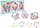 Set lodër Fashion Designer Friendship Jewelry, 3 kuti me rruaza, DIY bizhuteri, shumëngjyrësh