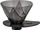 Dripper kafeje Hario V60 MUGEN, plastik, i zi