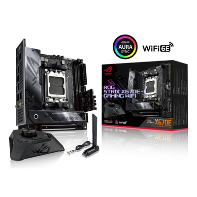 Pllakë amë ASUS ROG STRIX X670E-I GAMING WIFI, mini ITX, AM5, Wi-Fi 6E, e zezë
