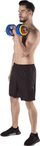 Set shtangash HMS SKC20, 2x10kg, me kuti transporti, gri