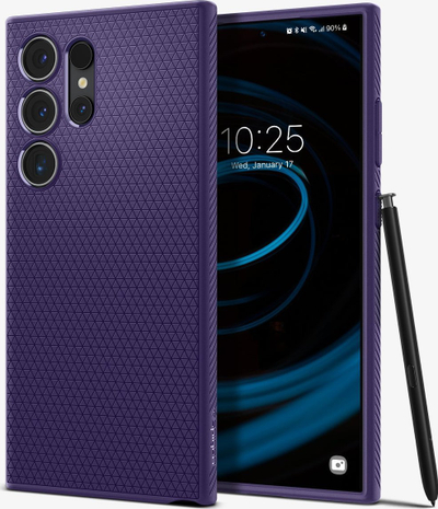 Kapak telefoni Spigen Liquid Air, Samsung Galaxy S24 Ultra, e purpur e errët