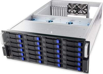 Kasa serveri FANTEC SRC-4240X07, 4U rack 19", 680mm, e zezë