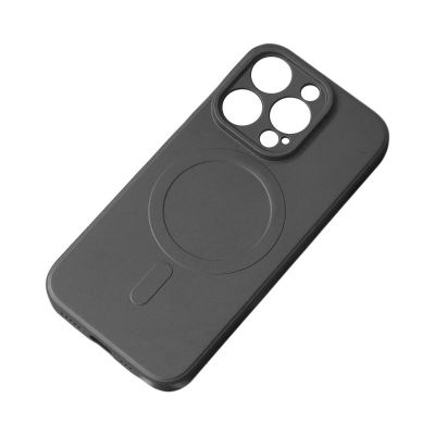 Футрола за телефон Hurtel Silicone Case MagSafe, Samsung Galaxy S25 Edge, силиконска, црна