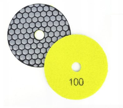 Disk gërryes Baier WOLFMANN GRESET, 125mm, granulim P100, me ngjyrë të verdhë