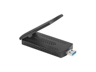 WiFi мрежна картичка Lanberg NC-3000-WI, Wi‑Fi 6 tri-band, USB 3.0, црна