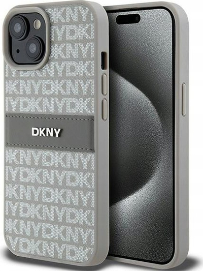 Mbulesë telefoni DKNY DKHCP15MPRTHSLE për iPhone 15 Plus / 14 Plus 6.7", bezhë