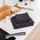 Lecka kuzhine OlsenHome Waffle, set me 3 copë, 28x28cm, gri