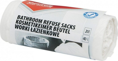 Qese mbeturinash Office Products, 20L, HDPE, të bardha