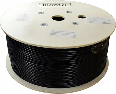 Kabllo rrjeti DIGITUS CAT 7 DK-1741-V-5-OD, S-FTP, 500 m, e zezë