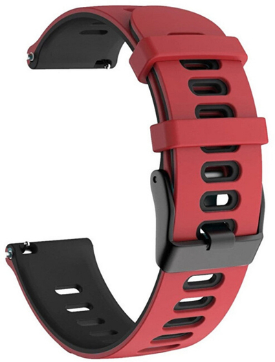 Rrip silikoni 4wrist për Samsung 20 mm, i kuq