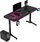 Tavolinë gaming Ultradesk Frag V3, 140 cm, me menaxhim kabllosh, e zezë me rozë