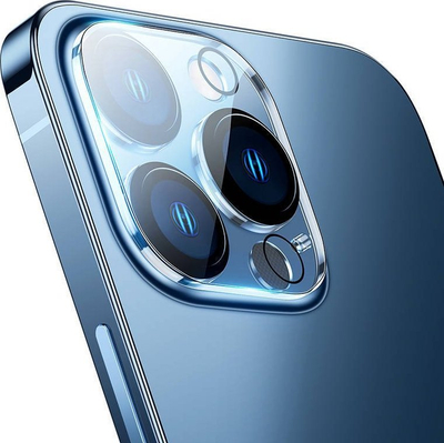 Mbrojtëse kamere Baseus për iPhone 14 Pro 14 Pro Max, xham i kalitur 0.3mm, set 2 copë, transparente