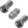 Konektor RF me fishekë F Plug, set 3 copë, metalik