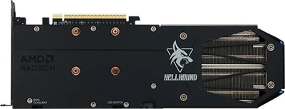 Kartë grafike PowerColor Hellhound AMD Radeon RX 9060 XT, 8GB GDDR6, Arctic Blue
