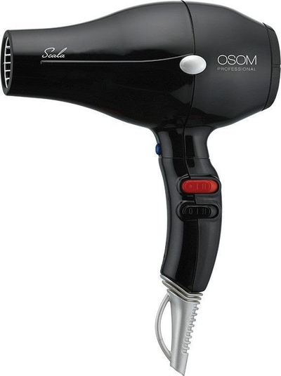 Tharëse flokësh OSOM Scala OSOMPHDSCALA, 2200W, motor AC profesional, e zezë