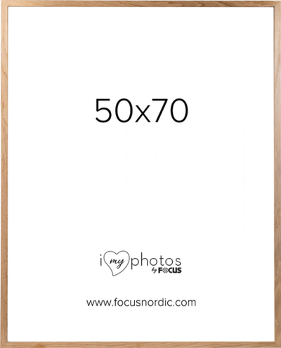 Kornizë foto Focus Soul, 50x70 cm, xham, dru lisi