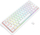 Механичка тастатура Redragon K730W RGB Pro Draconic V2, 61 копче, безжична, бела