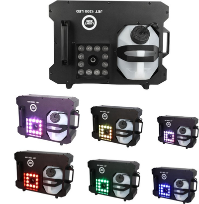 Makineri tymi Light4Me Jet 1200 LED, 1200W, RGB, me telekomandë