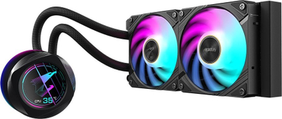Ftohëse me ujë Gigabyte Aorus WaterForce X II 240 - RGB LCD, 240mm