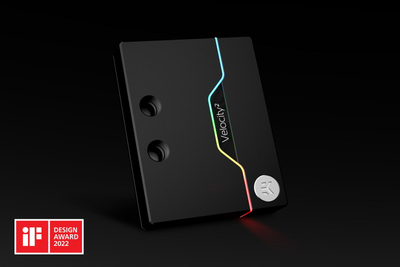 Bllok uji CPU EKWB EK Quantum Velocity² D RGB, për AMD AM4, acetal, i zi