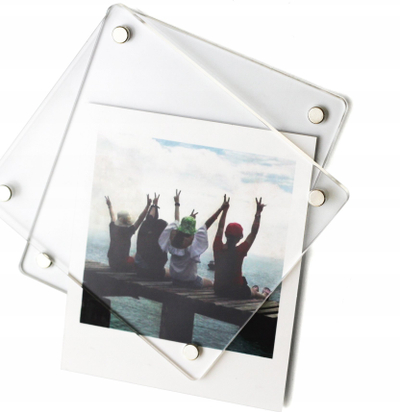 Kornizë magnetike LoveInstant Frame, për foto Polaroid Instax, max 8.8 x 10.8 cm, e bardhë