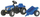 Играчка трактор со педали New Holland T7040, со приколка, за деца, сина боја