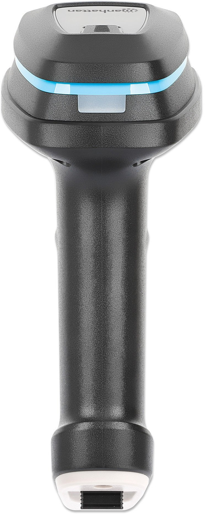 Скенер за баркодови Manhattan Wireless 2D, без кабел, IP52, црн