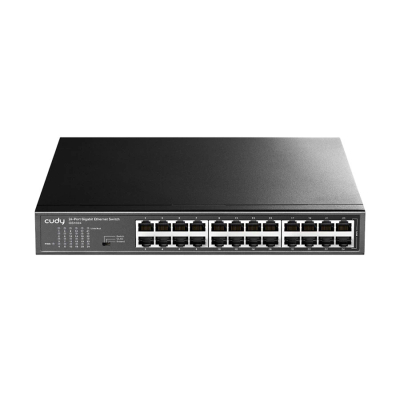 Gigabit Switch Cudy GS1024 3.0 – 24 Porta, 10/100/1000 Mbps, Unmanaged, Metal, Rack/Desk