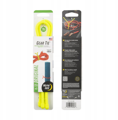 Lidhëse elastike Nite Ize Gear Tie Original 18", 2 copë