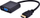 Адаптер AV Gembird HDMI - D-Sub (VGA) + Jack 3.5mm (A-HDMI-VGA-03), црн