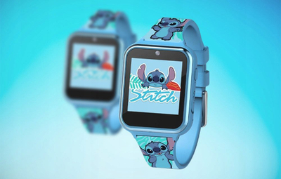 Orë inteligjente për kalamaj KiDS Licensing Stitch LAS4027, ekran me ngjyra, kamerë, blu