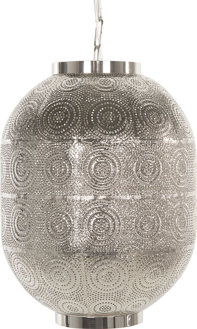 Lampë varëse MARINGA, metal, stil maroken, argjend