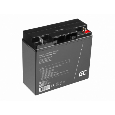 Bateri makine Green Cell AGM54, 22Ah, 12V, AGM, e zezë